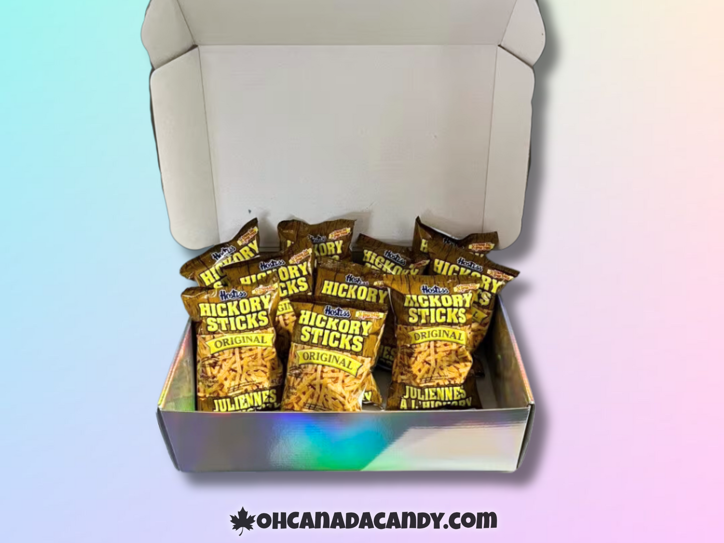 10-PACK Hostess Hickory Sticks Chips Gift Box Canadian Chips