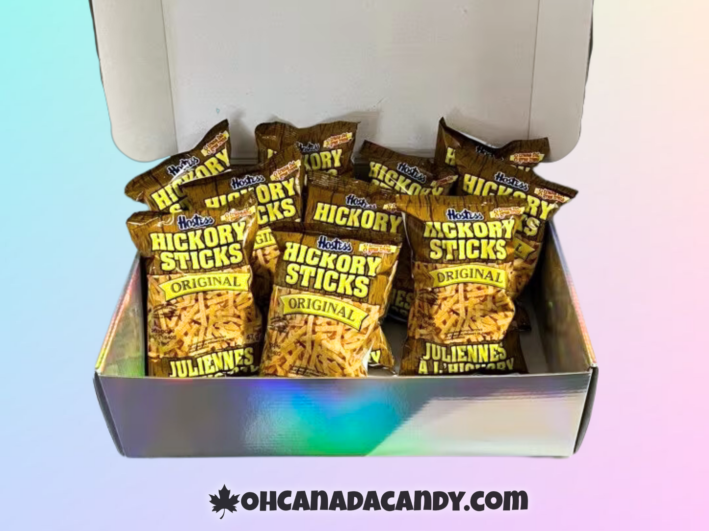 10-PACK Hostess Hickory Sticks Chips Gift Box Canadian Chips