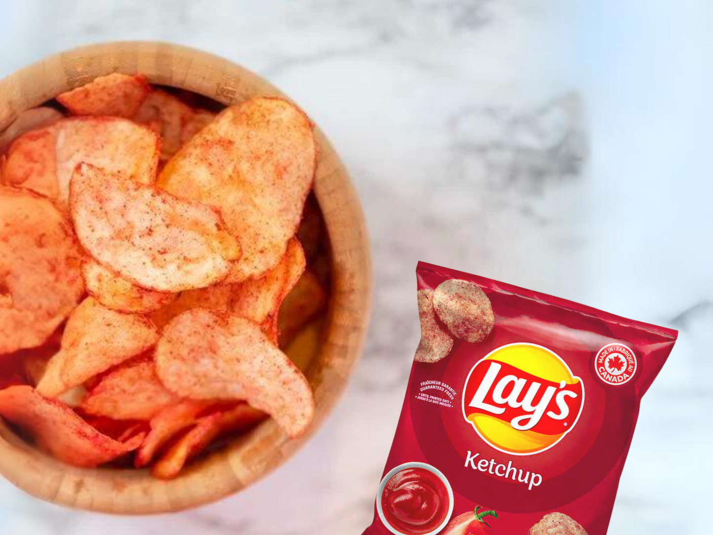 8-PACK Lay's Ketchup Chips Gift Box Canadian Chips