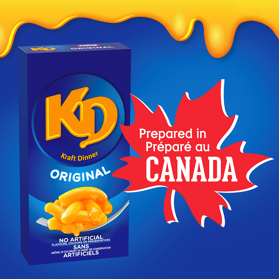 KD Kraft Dinner Original Macaroni & Cheese