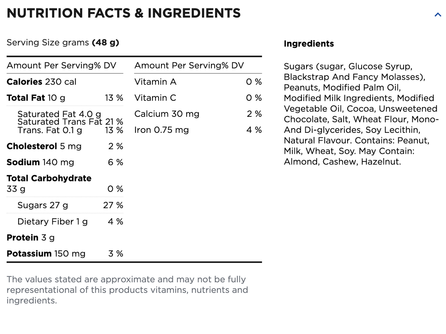 Cadbury Crispy Crunch Peanut Butter Chocolate Bar