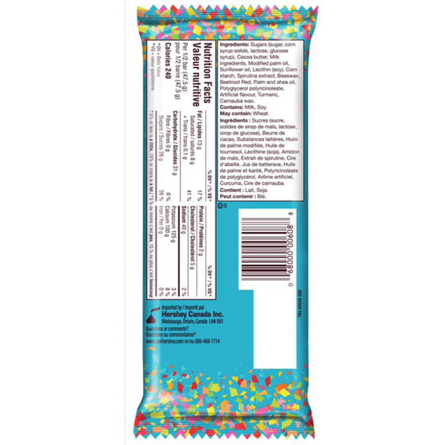 Hershey's Birthday Cake Candy Bar