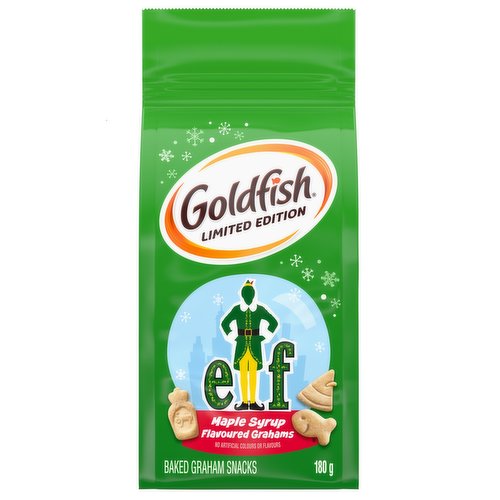 Goldfish Maple Syrup Flavoured Graham Cookies, Holiday Elf