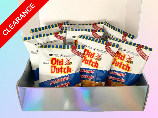 CLEARANCE Old Dutch All Dressed Chips Gift Box Canadian Chips 8-PACK