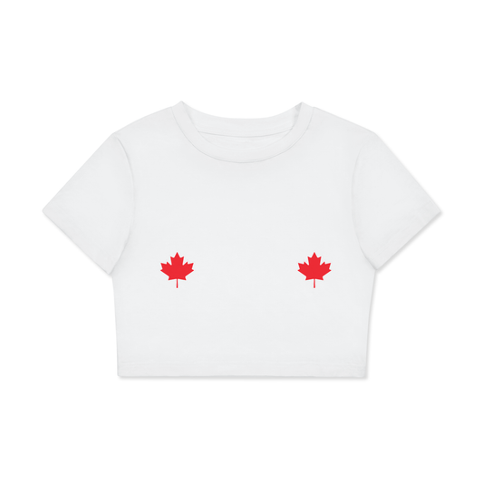 Women's Fitted Crop Tee | Bodycon T-Shirt