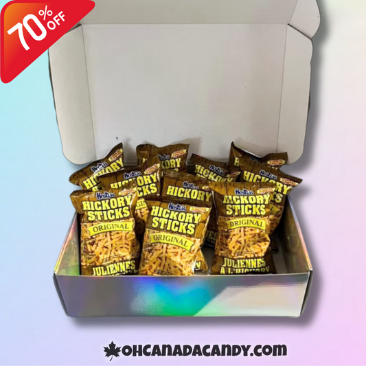 CLEARANCE 8-PACK Hostess Hickory Sticks Chips Gift Box Canadian Chips