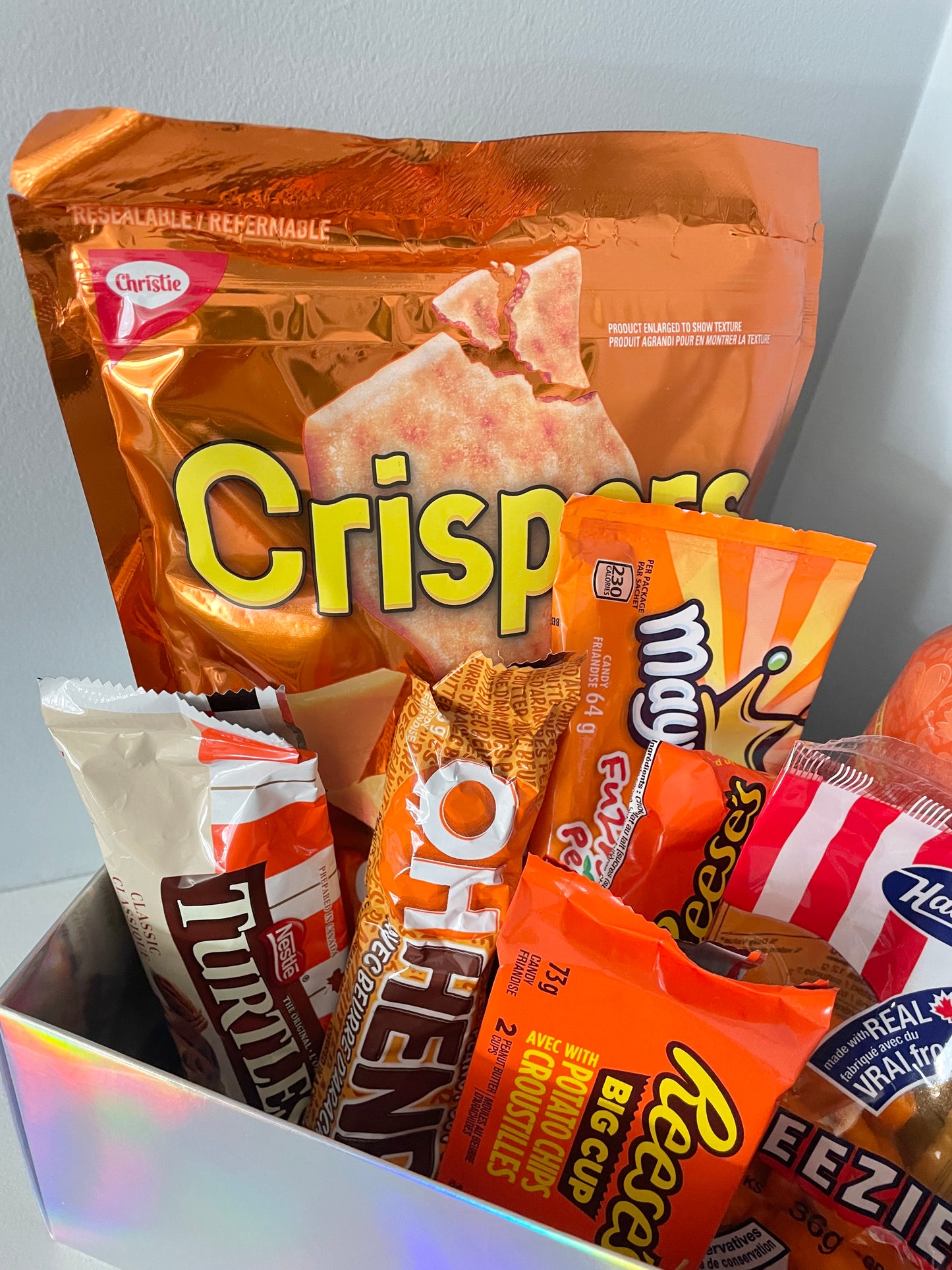 Orange Theme Canadian Variety Snack Gift Box