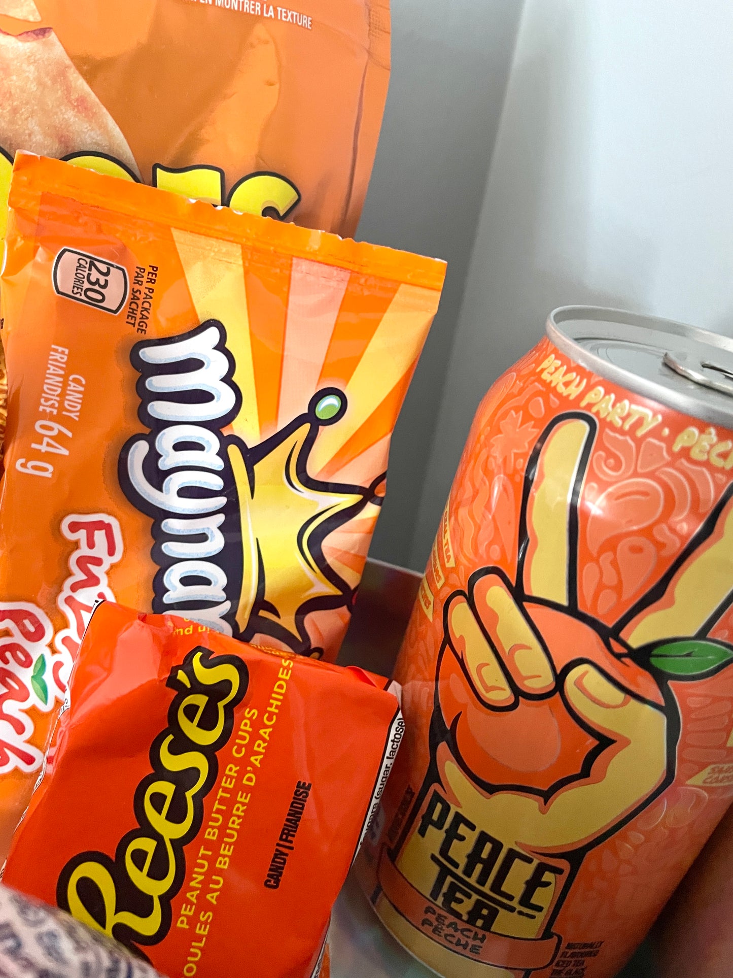 Orange Theme Canadian Variety Snack Gift Box