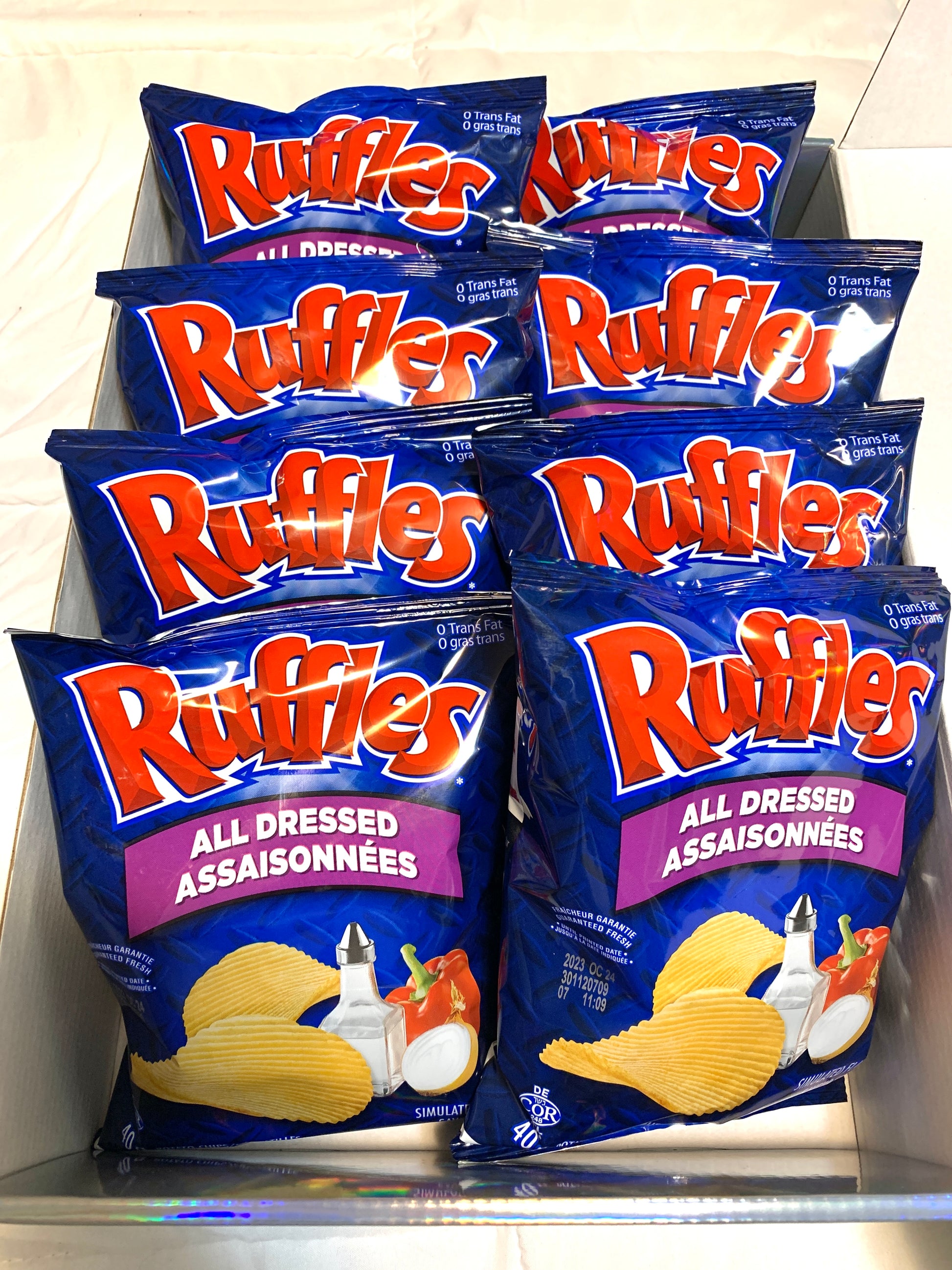 8-PACK Ruffles All Dressed Chips Gift Box Canadian Chips – Oh Canada Candy 8-PACK Ruffles All Dressed Chips Gift Box Canadian Chips – Oh Canada Candy