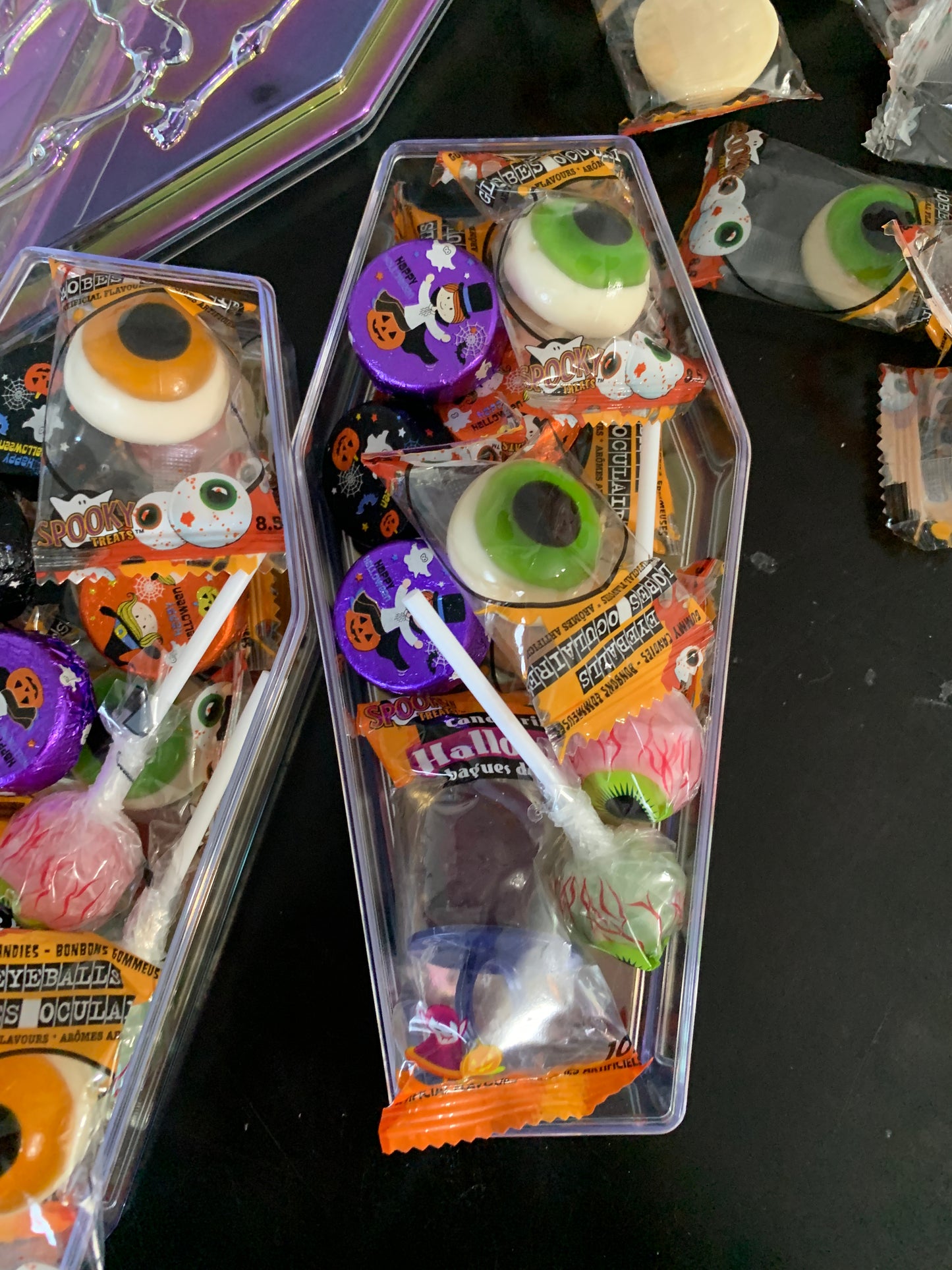 CLEARANCE Coffin Halloween Candy Gift Box