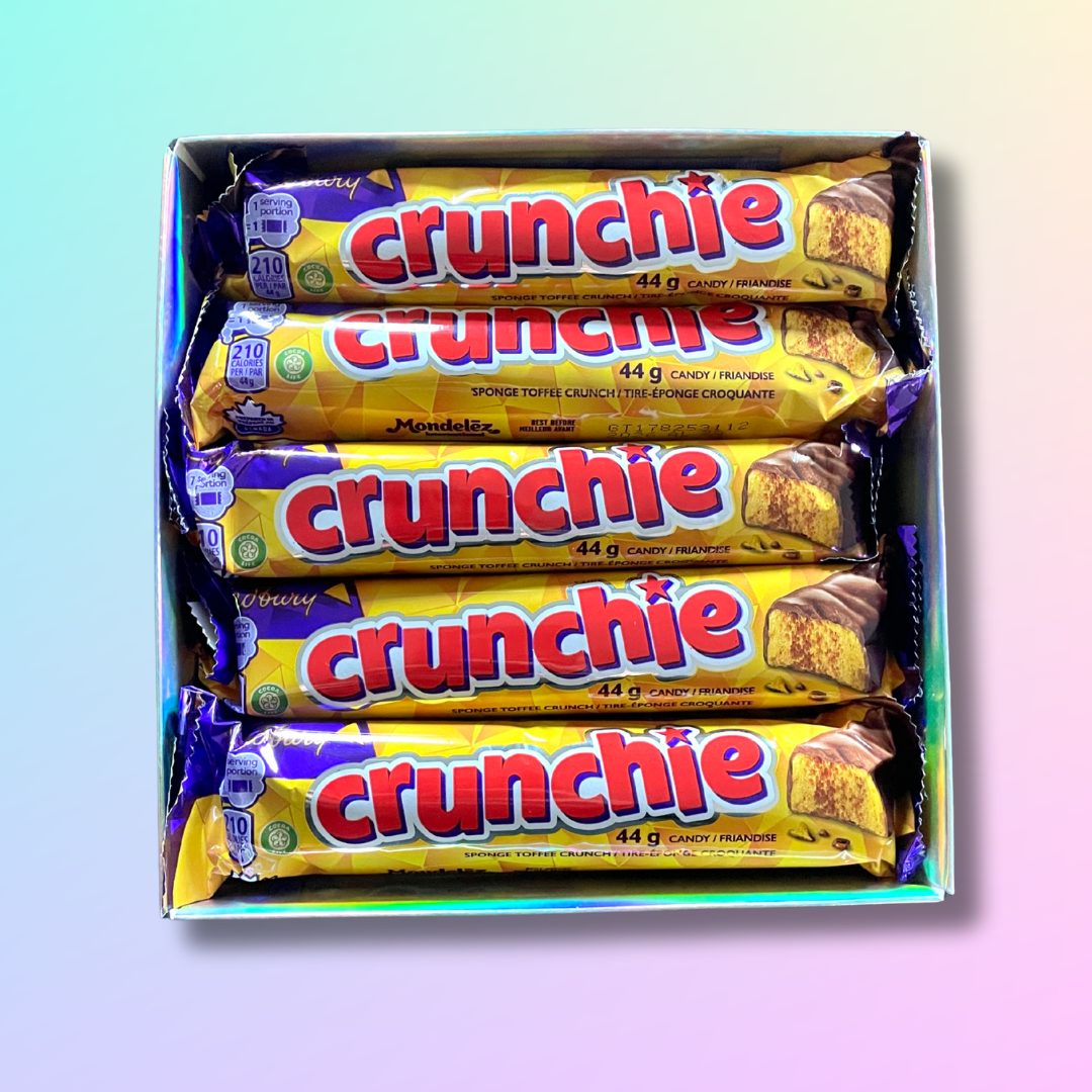 10-PACK Cadbury Crunchie Chocolate Bar Gift Box
