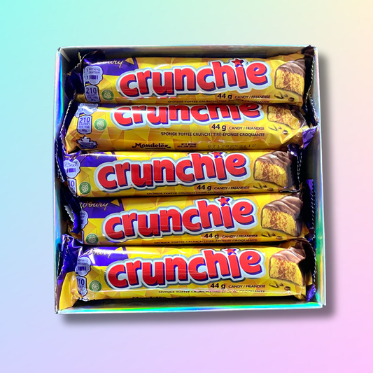 10-PACK Cadbury Crunchie Chocolate Bar Gift Box
