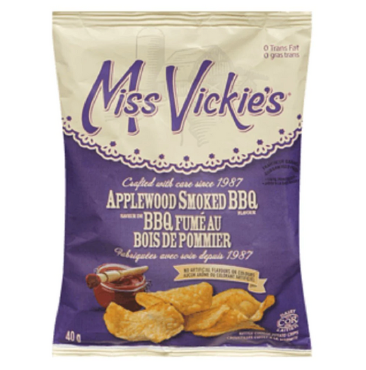 Miss Vickies Applewood Smoked BBQ Potato Chips - Snack Size