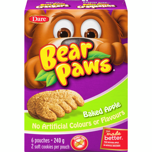 Bear Paws Baked Apple Cookies