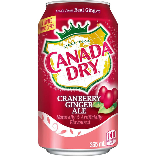 Canada Dry Limited Edition Cranberry Ginger Ale