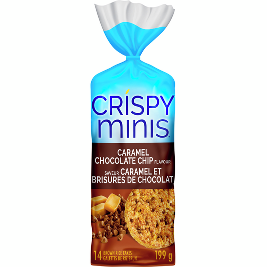 Crispy Minis Caramel Chocolate Chip Flavour Large Brown Rice Cakes