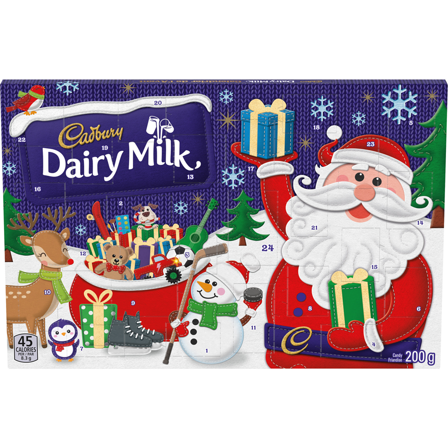 Dairy Milk Milk Chocolate Chocolate Pieces-Calendar