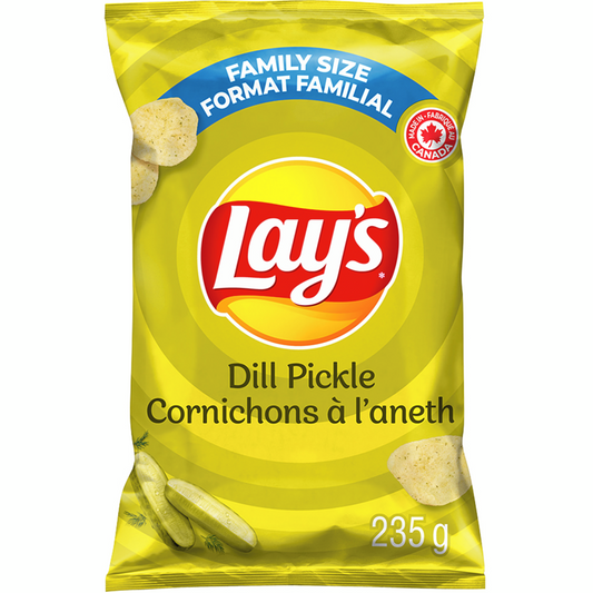 Lay's Dill Pickle flavoured potato chips