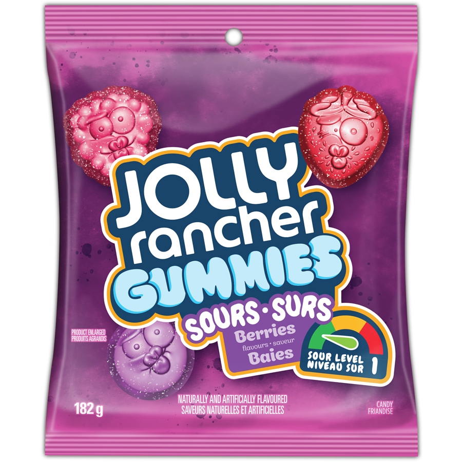 Jolly Rancher Gummies Sours Berries Flavours