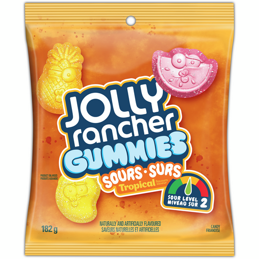 Jolly Rancher Gummies Sours Tropical Flavours