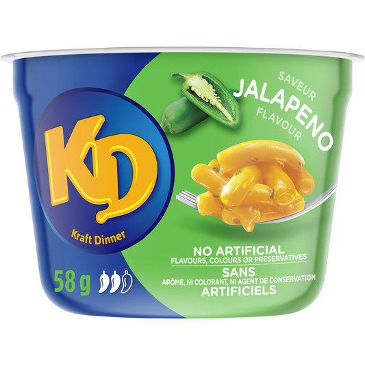 KD Jalapeno Macaroni & Cheese Snack Cup
