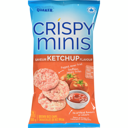 Crispy Minis Ketchup Flavour Brown Rice Chips