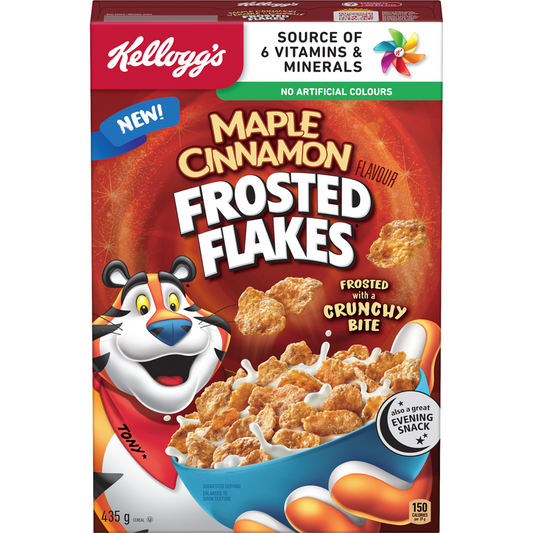 Frosted Flakes Cereal Maple Cinnamon Flavour