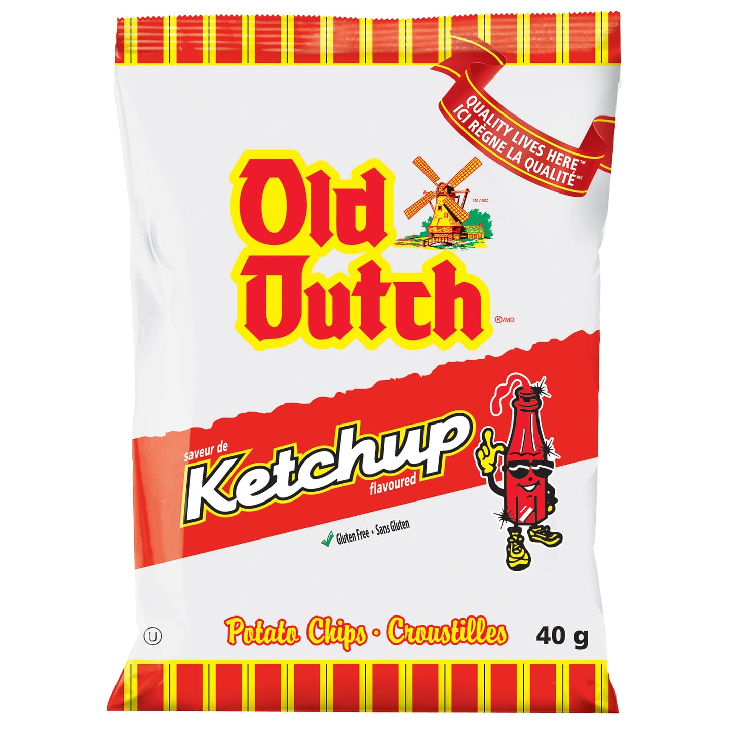 Old Dutch Ketchup Chips - Snack Size