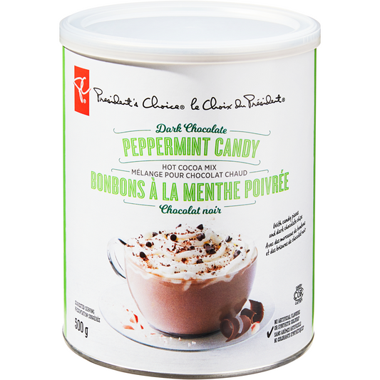 Dark Chocolate Peppermint Candy Hot Cocoa Mix