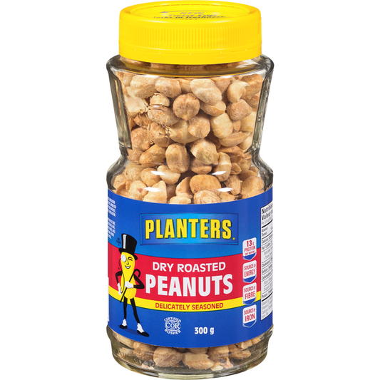 Dry Roasted Peanuts Delicately Seasoned