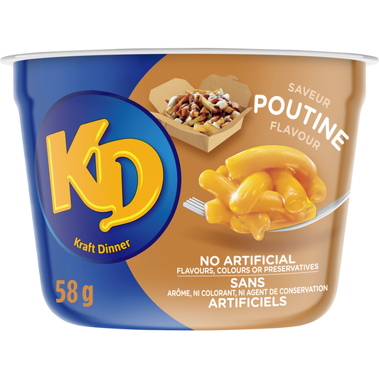KD Poutine Macaroni & Cheese Snack Cup