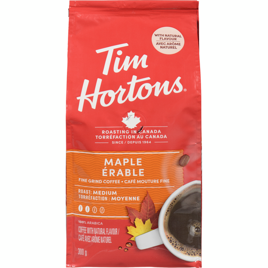 Tim Horton's Fine Grind Coffee Maple Roast Medium
