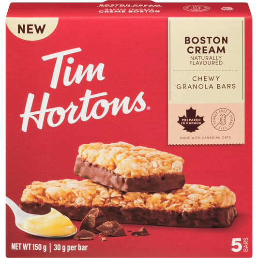 Tim Hortons Boston Cream Granola Bars