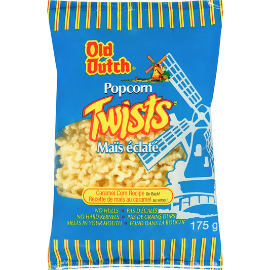 Old Dutch Popcorn Twists Puff Corn Snack