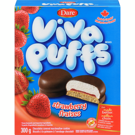 Viva Puffs Strawberry Cookies