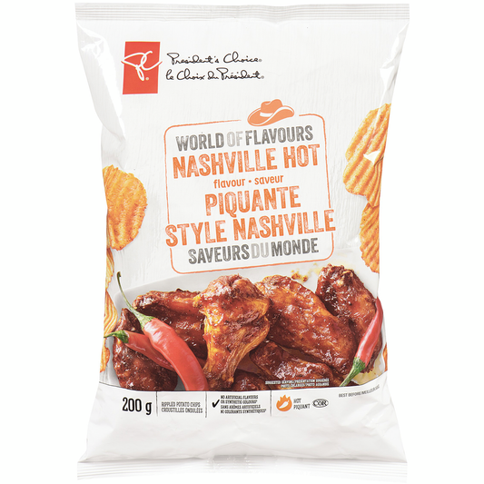 President's Choice World of Flavours Nashville Hot Flavour Potato Chips