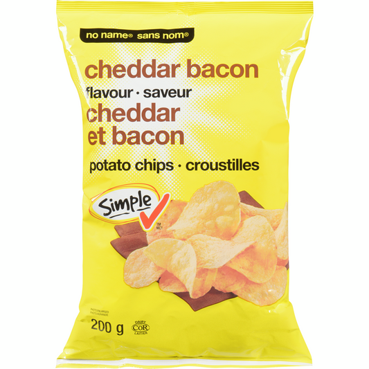 No Name Cheddar Bacon Potato Chips