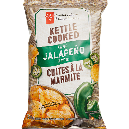 President's Choice Jalapeno Flavour Kettle Cooked Chips