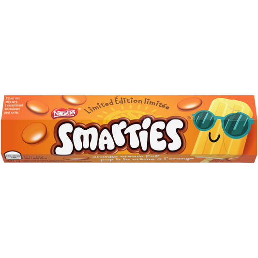 Smarties Orange Cream Pop Tube